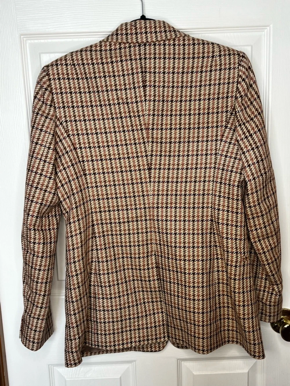 Reiss Italian Fabric Houndstooth Blazer Structured Jacket 8 - Picture 5 of 5